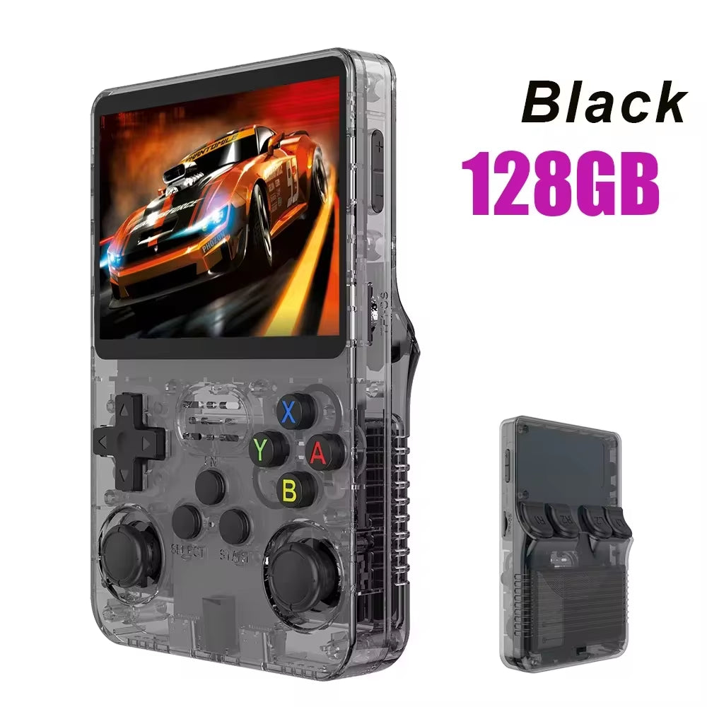 BOYHOM NEW Retro Video Game Console Linux System 3.5 Inch IPS Screen Portable Pocket Player 64GB 128G Games Best Kids Gifts
