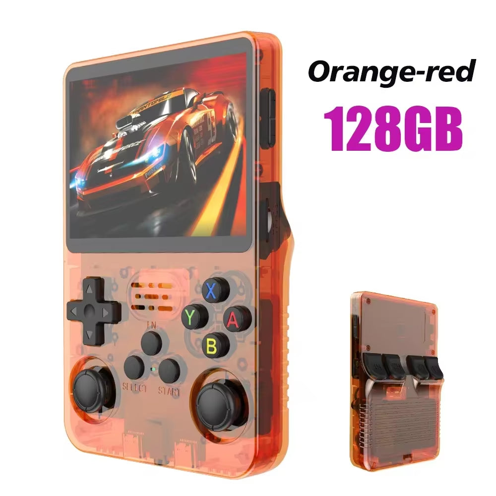 BOYHOM NEW Retro Video Game Console Linux System 3.5 Inch IPS Screen Portable Pocket Player 64GB 128G Games Best Kids Gifts