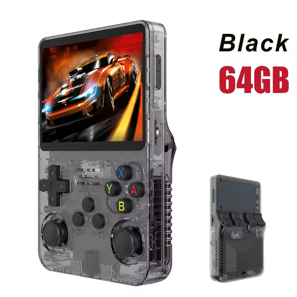 BOYHOM NEW Retro Video Game Console Linux System 3.5 Inch IPS Screen Portable Pocket Player 64GB 128G Games Best Kids Gifts