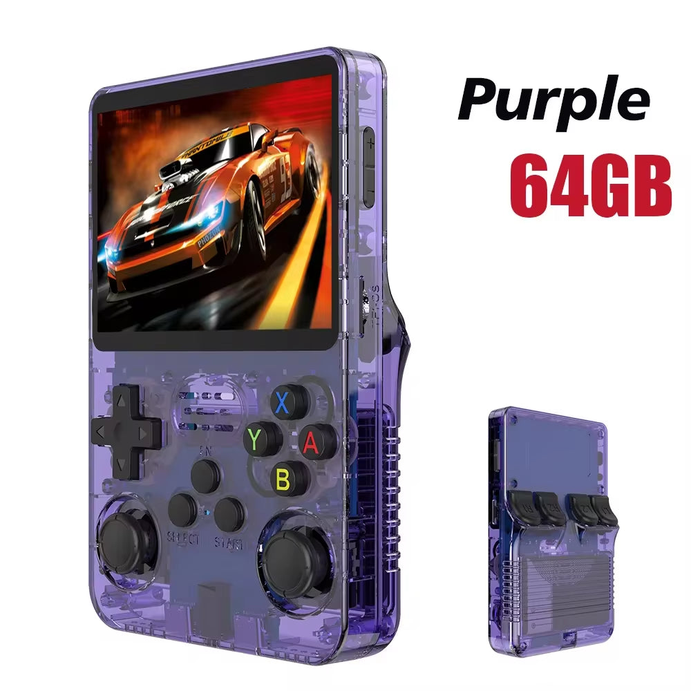 BOYHOM NEW Retro Video Game Console Linux System 3.5 Inch IPS Screen Portable Pocket Player 64GB 128G Games Best Kids Gifts