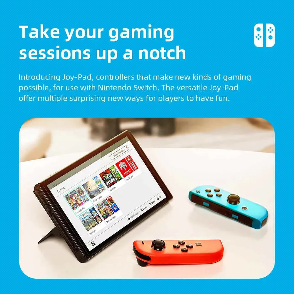 Joycons Gamepad for Nintendo Switch/Ios/Android/Pc Bluetooth Wireless Controller Joystick with Trubo Video Game Consoles