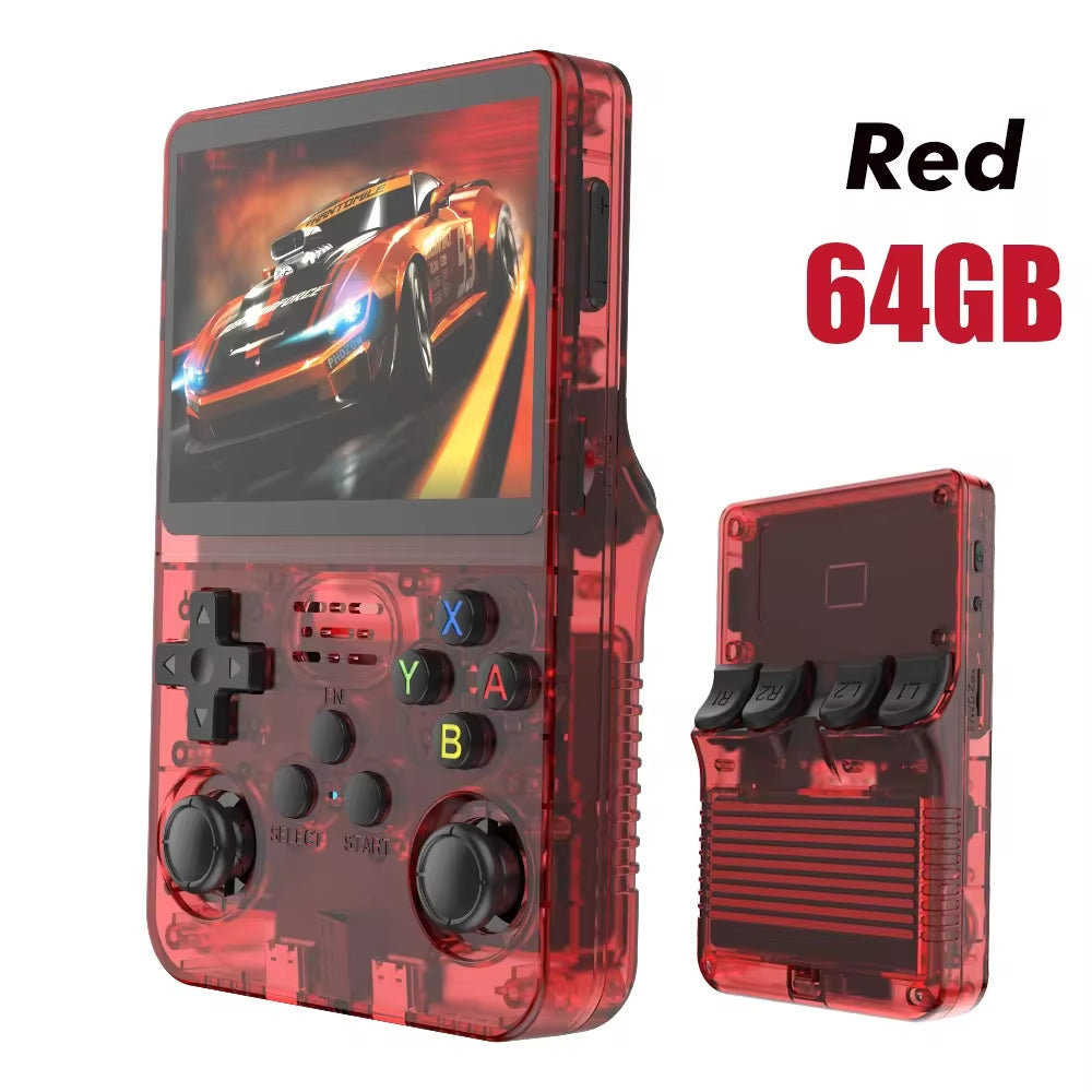 BOYHOM NEW Retro Video Game Console Linux System 3.5 Inch IPS Screen Portable Pocket Player 64GB 128G Games Best Kids Gifts