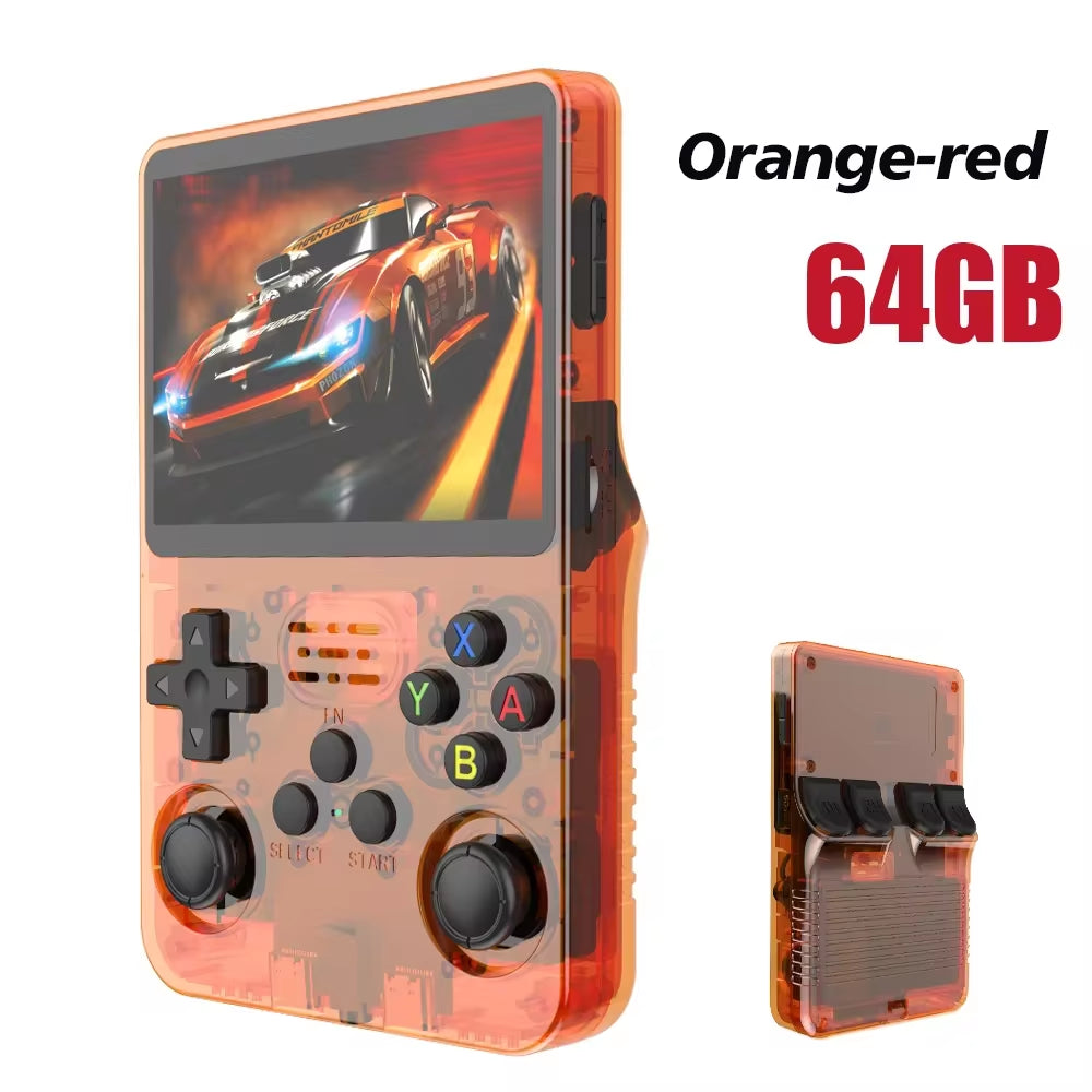 BOYHOM NEW Retro Video Game Console Linux System 3.5 Inch IPS Screen Portable Pocket Player 64GB 128G Games Best Kids Gifts